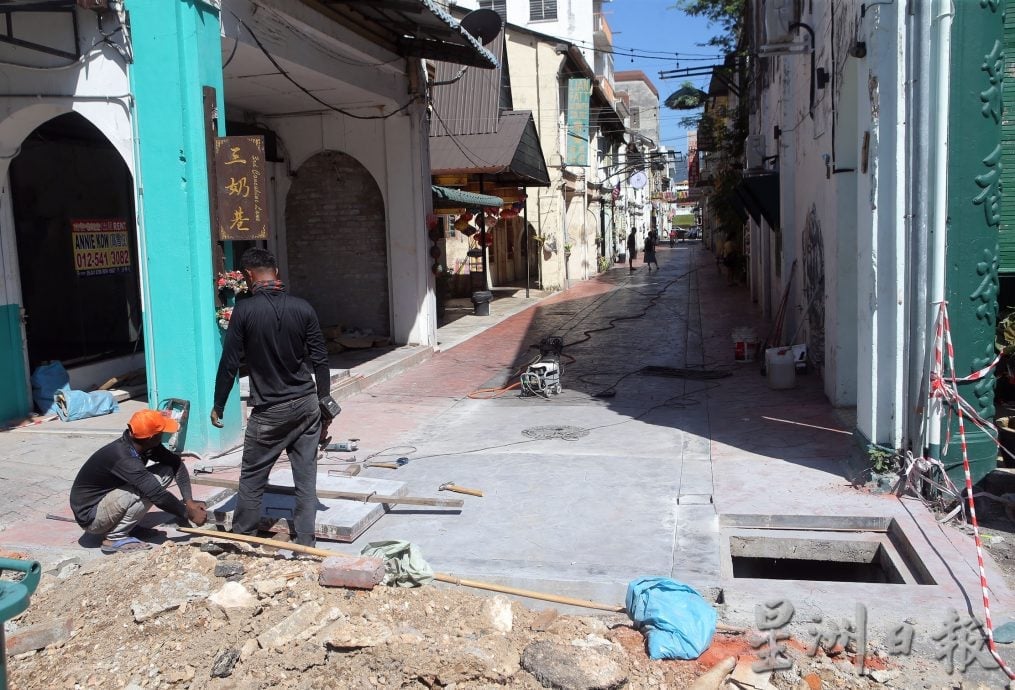霹：封面主文／怡保三奶巷走道焕然一新 业者盼成文创艺术空间