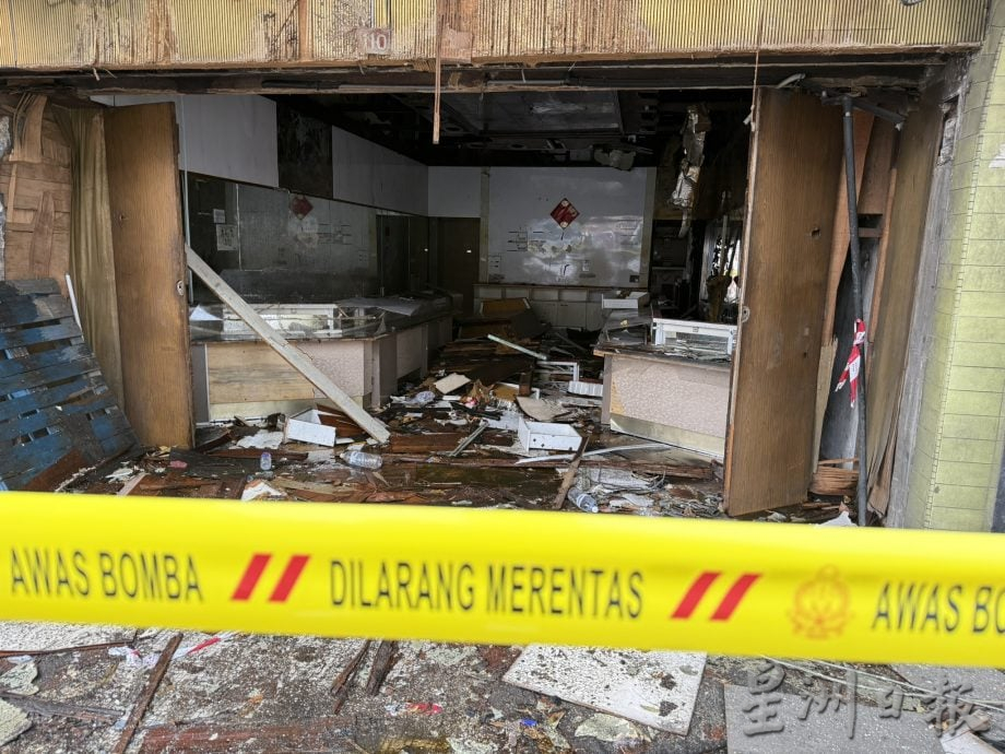 疑吸毒者追龙肇祸  休罗街空店起火烧毁80%