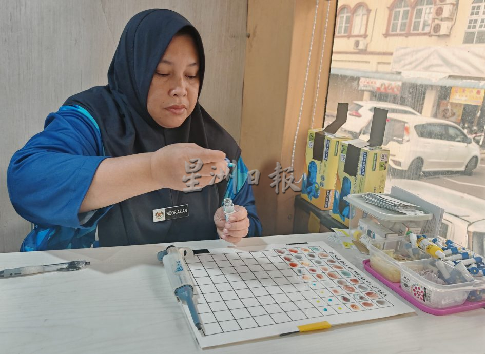 （大北马）郑瑞隆提醒捐血者，必须如实报告个资。