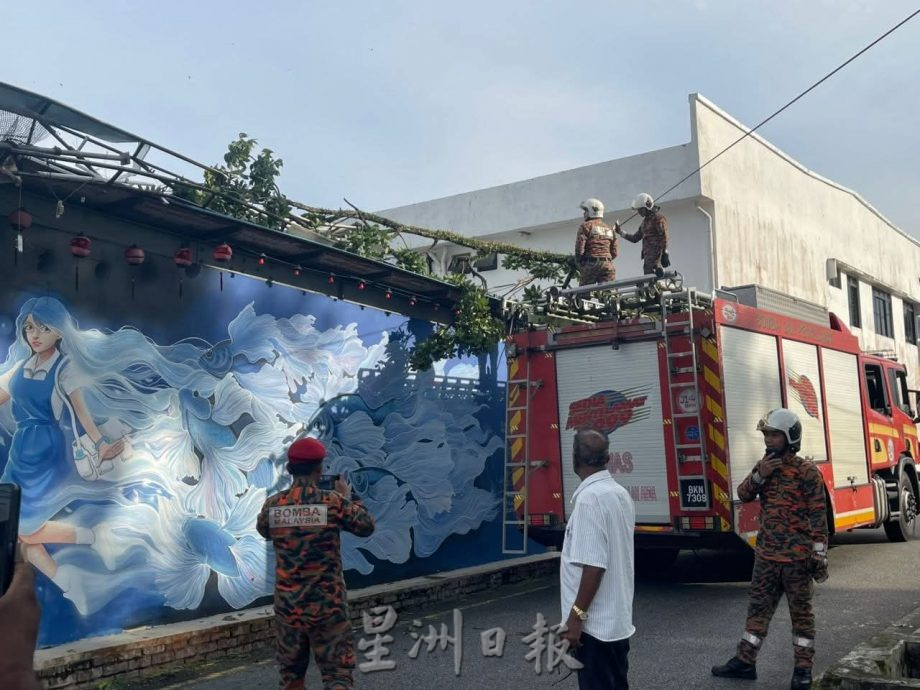 拉央拉央风灾 30民宅店屋被掀屋顶