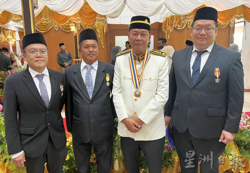 甲州元首76岁华诞 2州议员荣膺拿督勋衔