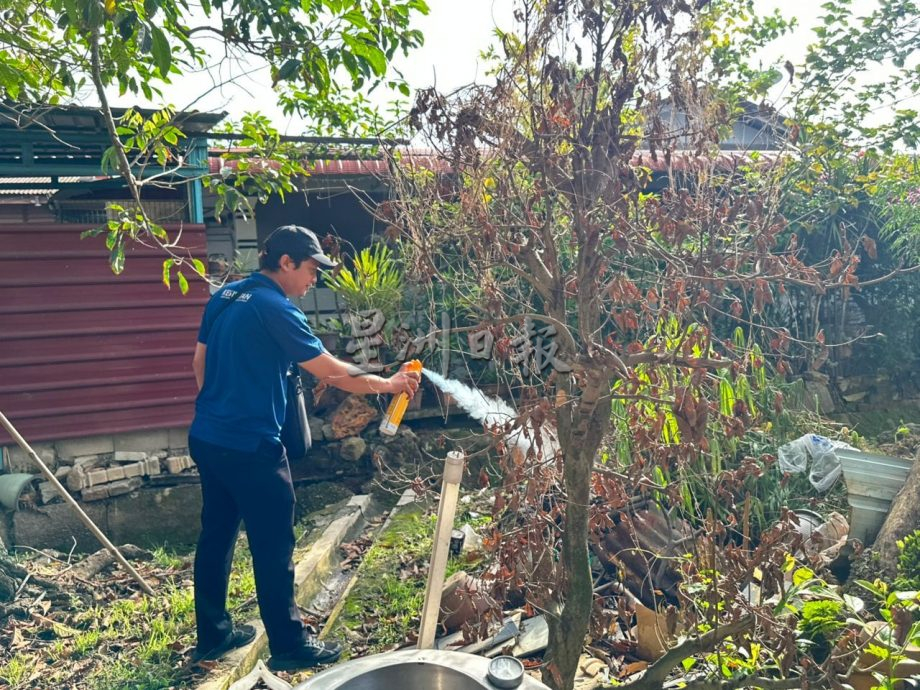 (古城第六版主文)甲近800蚊症2人死 李春沅促清理住家勿滋生蚊虫