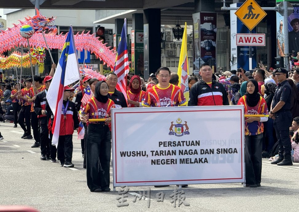 甲武术龙狮总会阔别50年·再以龙狮亮相国庆游行