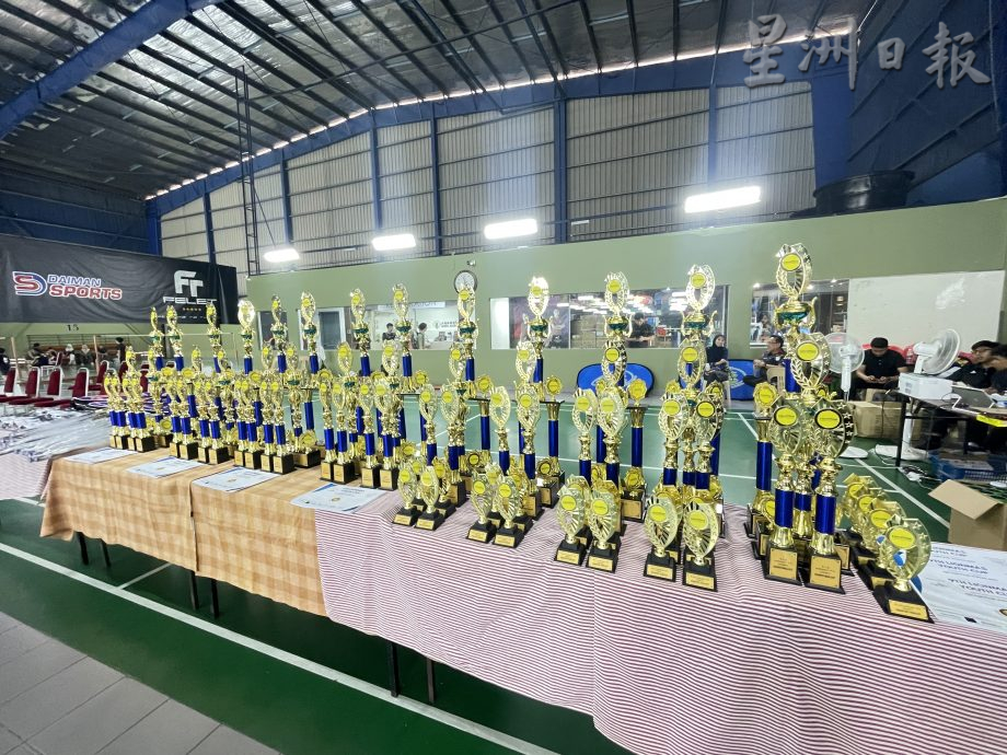 (已签发)柔:近500各族少年国庆切磋提球技 Lionmas青年锦羽赛传达团结和谐