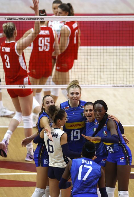 2025年世界女排锦标赛| 日本时隔15年重返4强 意大利“赢波”豪取34连胜