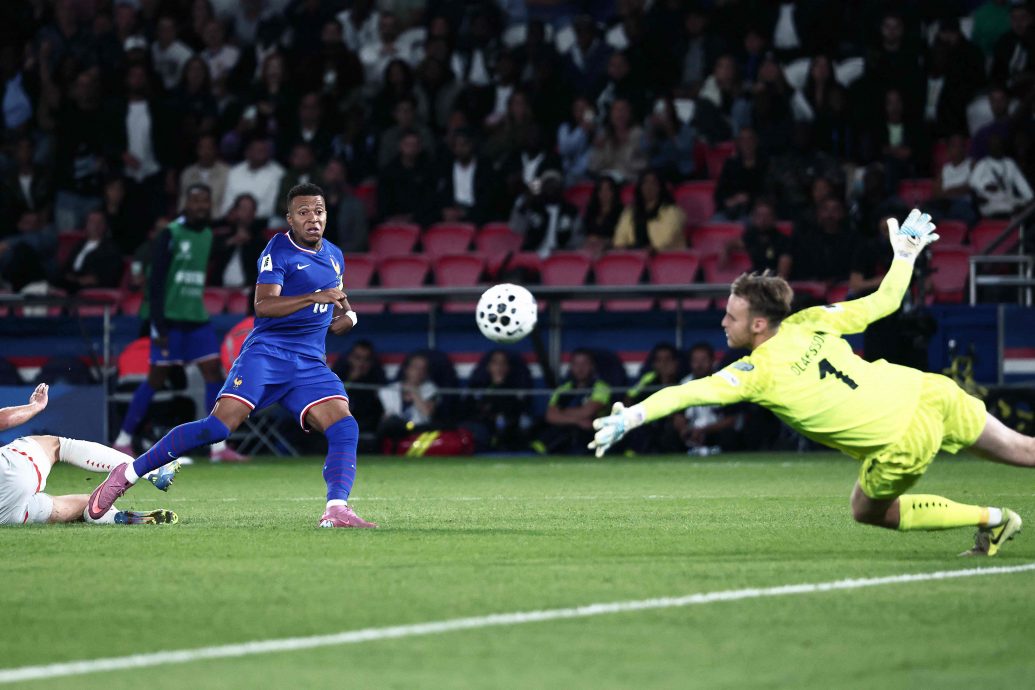 2026年世界杯入选赛| 姆巴佩国家队进球超越亨利  10人法国“破冰”2连胜领跑