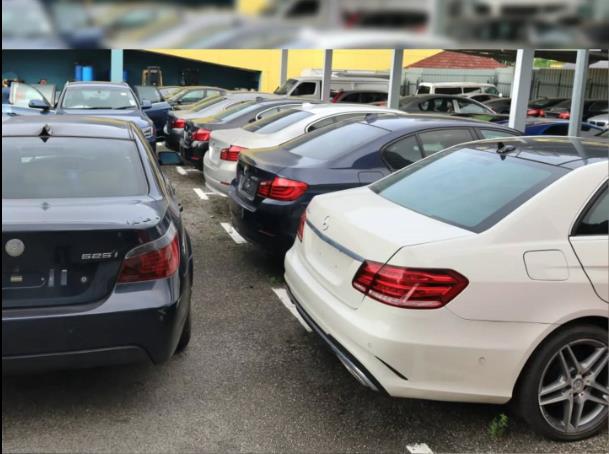 32名车报税仓库内超期停放 遭隆市关税局扣押