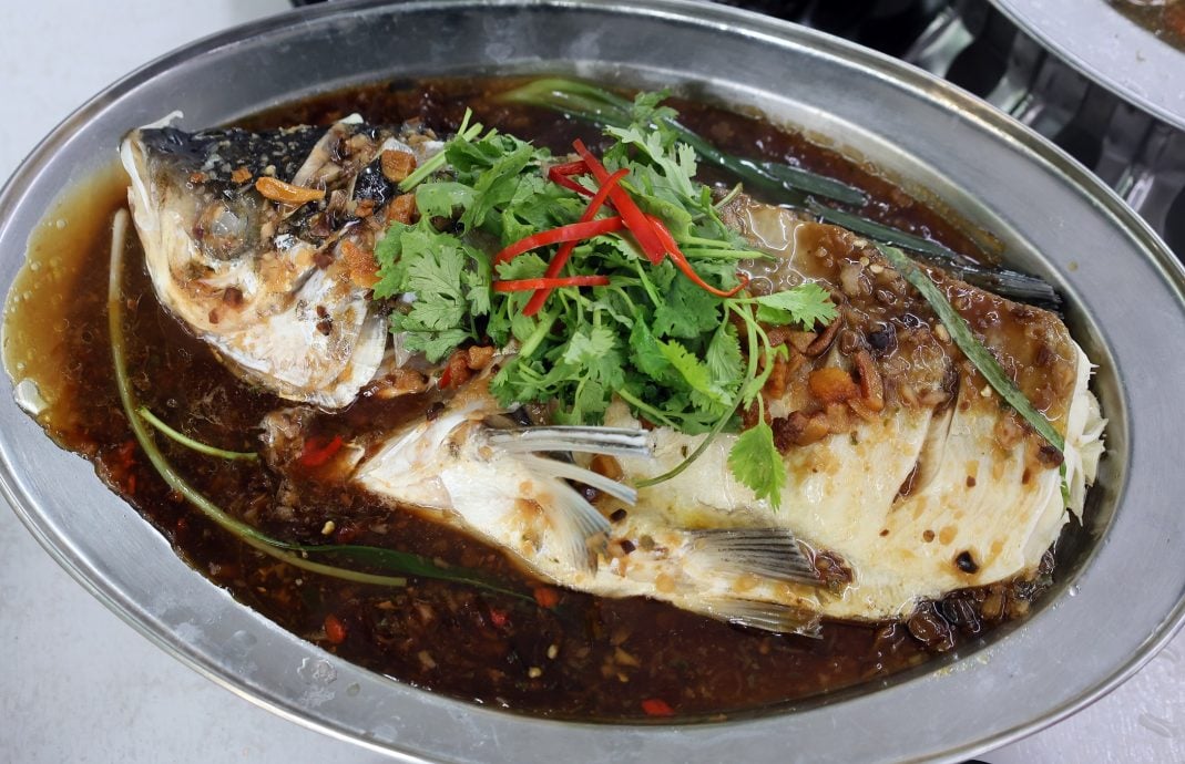 5日见报//村长揾食 | 家乡味饭店菜色多元 宫保鱿鱼蒸松鱼头下饭