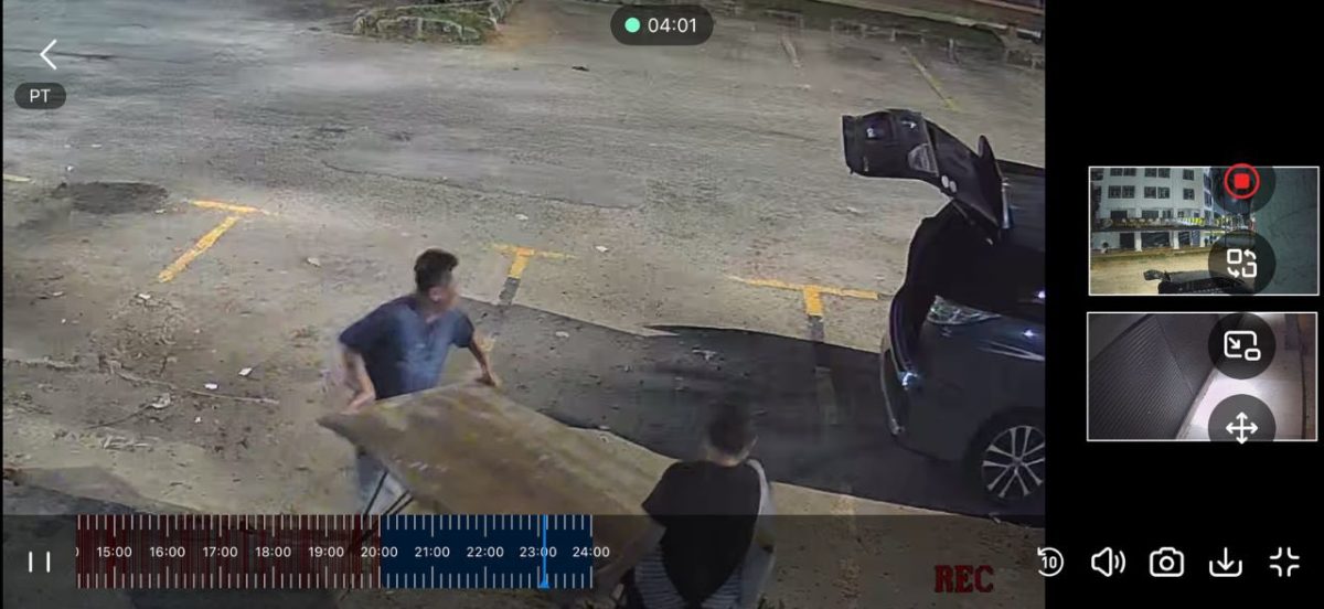 “鸳鸯盗贼”4分钟偷走长桌店家反促请可上门好好讲