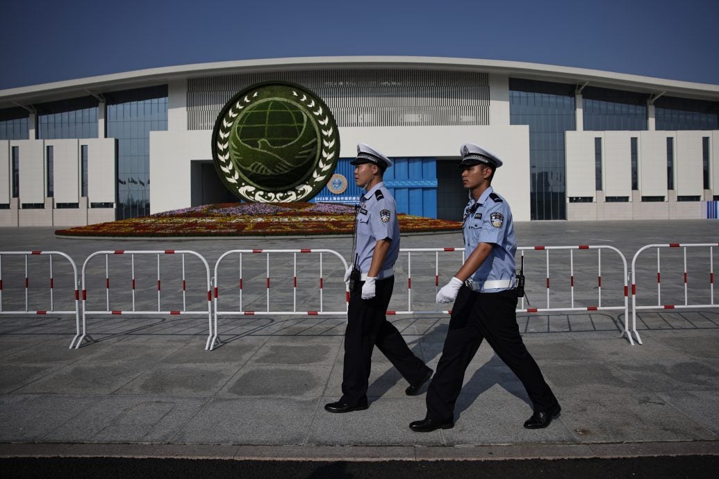 上合组织峰会 习近平、普汀、莫迪怎么坐