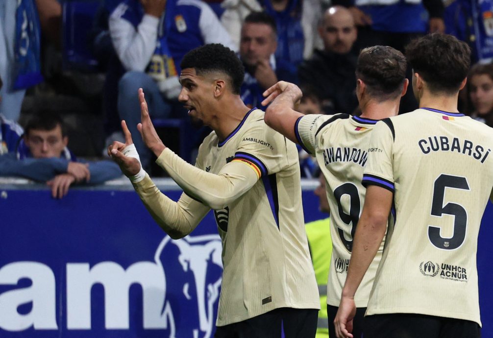 下半场3球逆转奥维耶多  巴塞延续开季不败