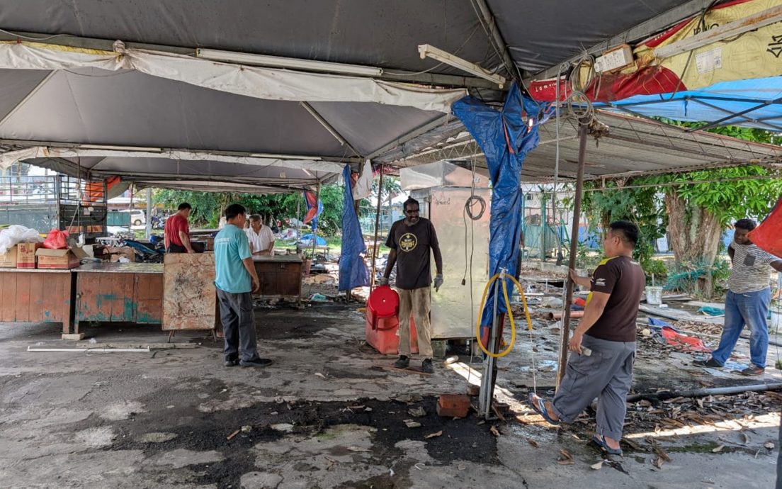 不夜天公市小贩开始搬迁至大巴刹预料一个星期后正式营业