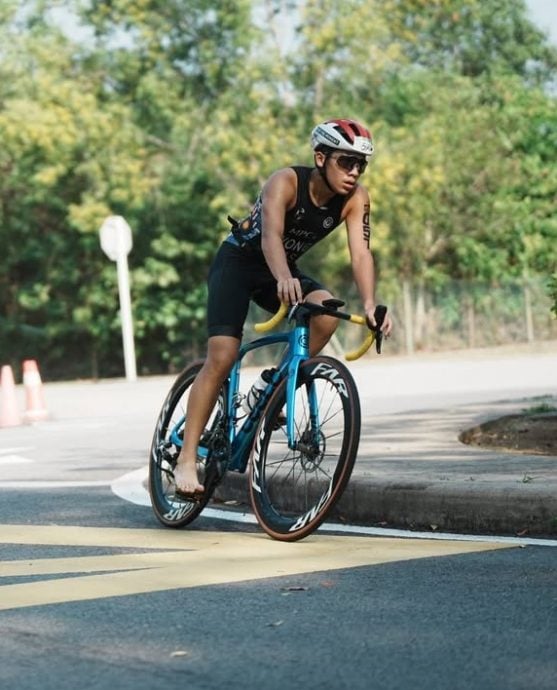 亚洲青年运动会  14岁黄均有征战铁人三项