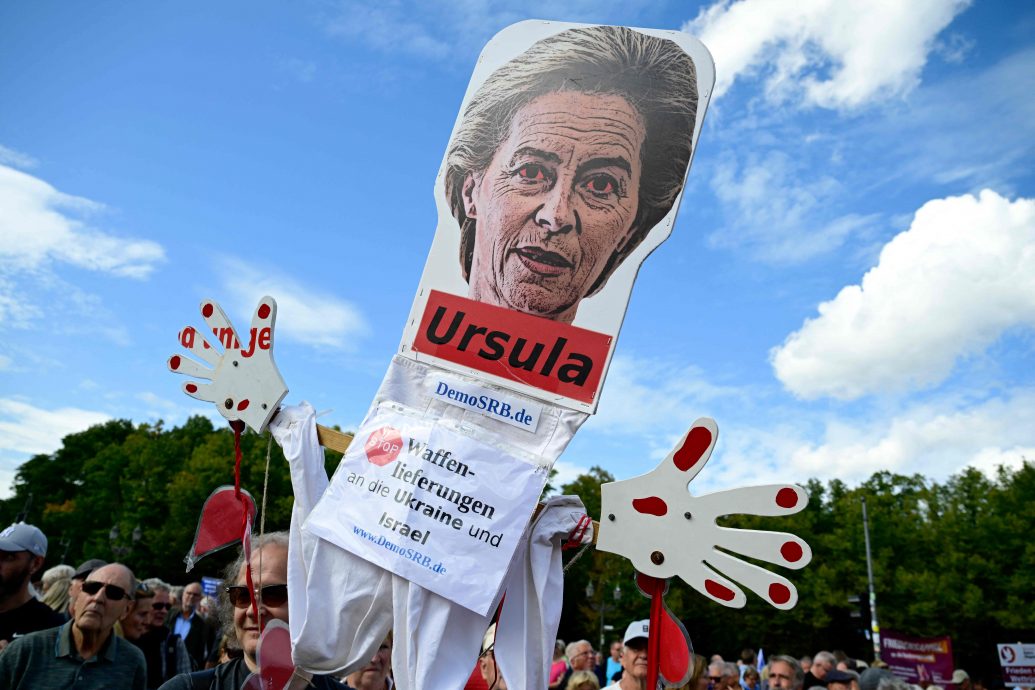 以哈战火未歇　柏林万多人参加挺巴勒斯坦集会