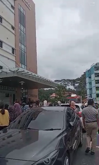 全国:求真:新山中央医院发生火警? 其实只是演习