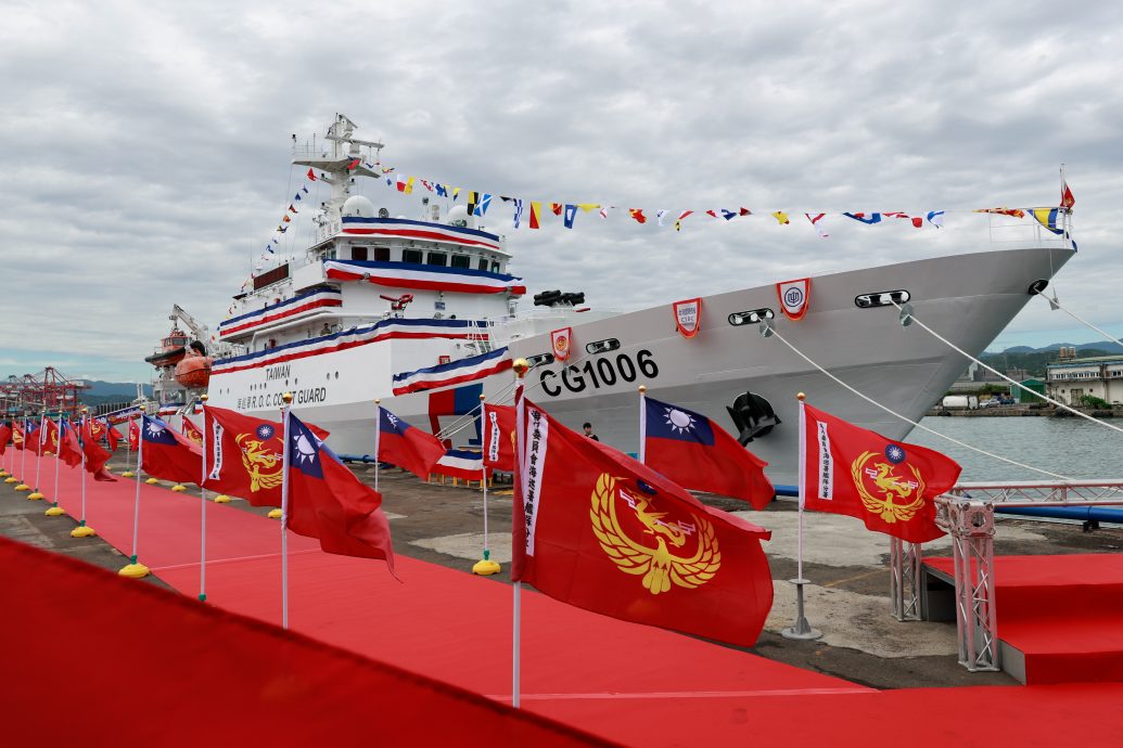 千吨级花莲舰交船 萧美琴：续提升舰队能量 强化海域防线