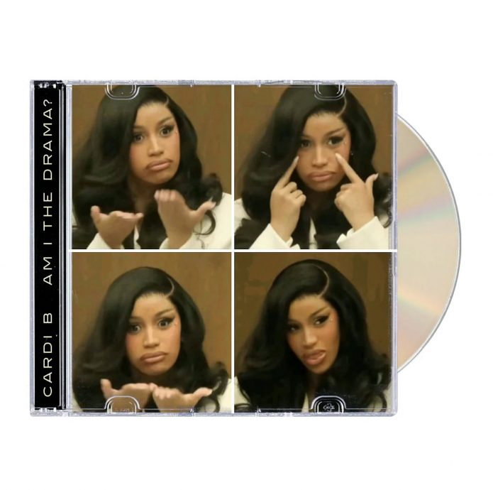 卡蒂碧表情包爆红 新专辑推法庭版封面