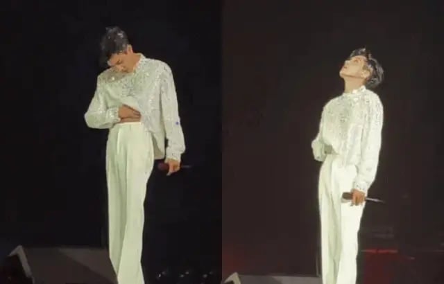 印证剖肚于朦胧传言?范世锜开唱突“望天摸肚” 网批:是在挑衅?