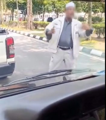 危险驾驶被骂 司机辩称：有蚂蚁啦！