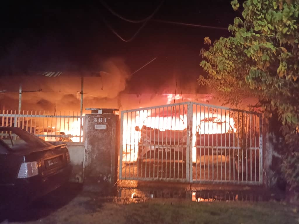 双溪毛糯美丽村A火劫 93岁父与62岁儿双双葬身火海