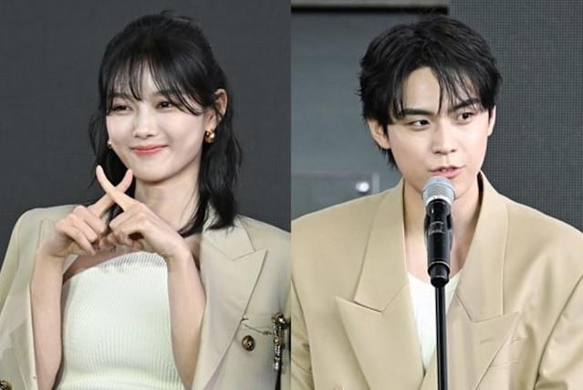 同游越南曝光恋情？ 金裕贞金度勋比手势回应