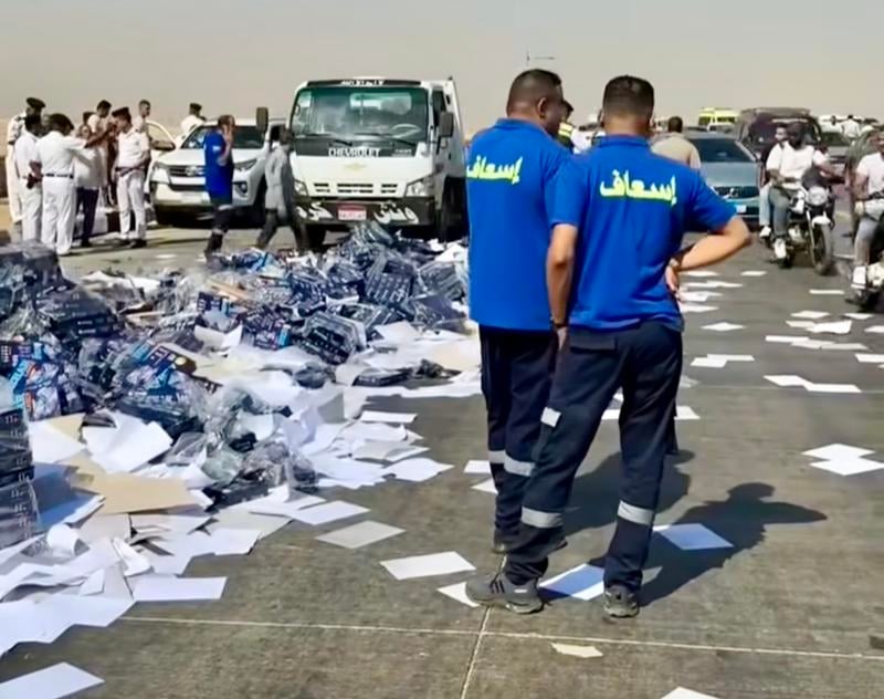 埃及吉萨金字塔附近严重车祸 中国公民2死3伤