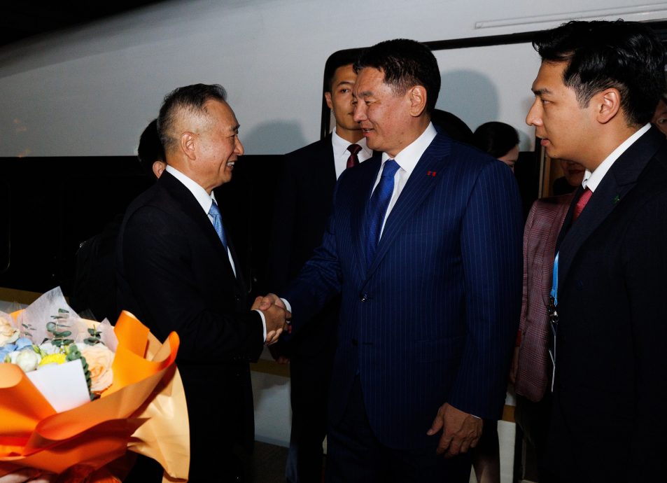 多国领导人乘高铁抵达北京