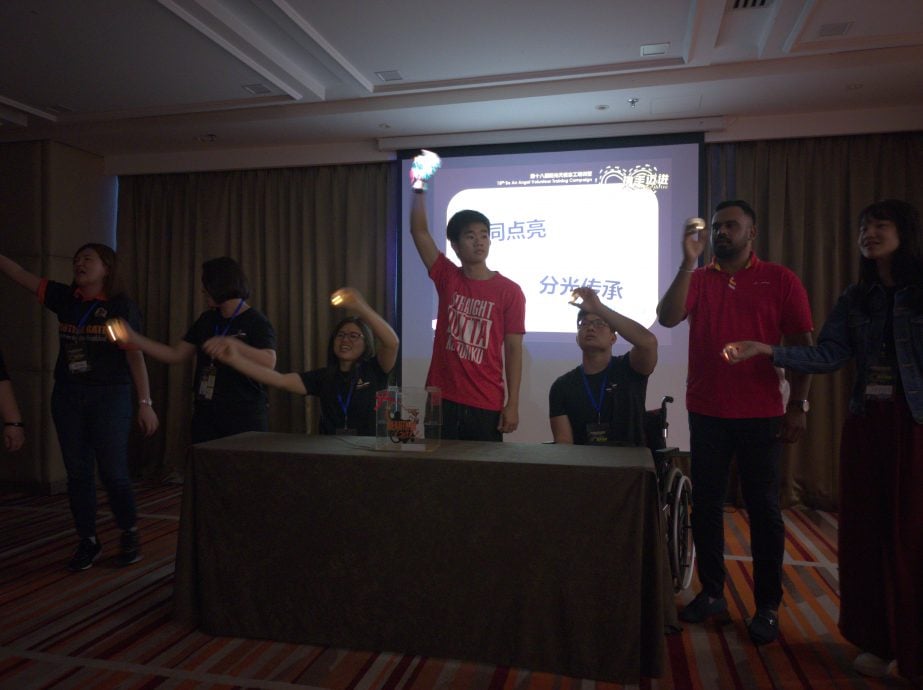 *大都会/第18届阳光天使志工培训营闭幕仪式/5图