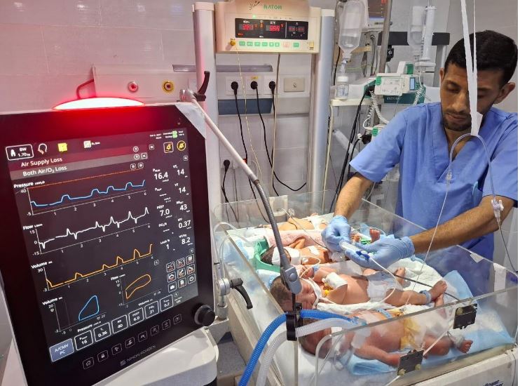 天下事 新文  联合国：加沙4早产婴挤1保温箱、撤离风险高