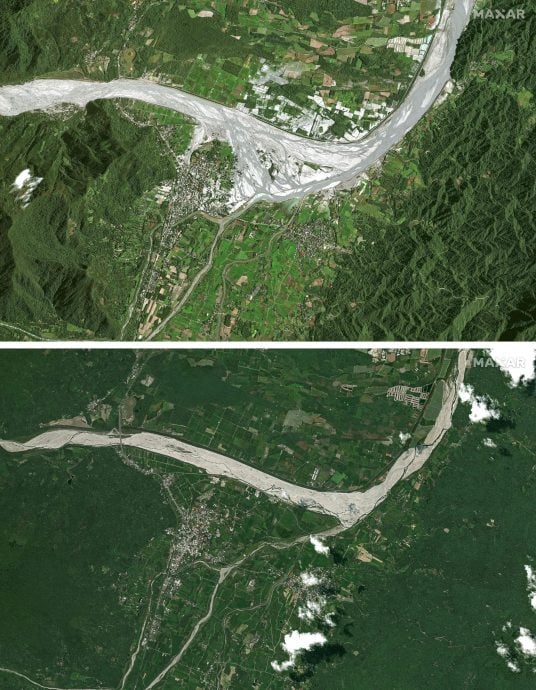  宛如铺上水泥 莲光复乡卫星对比照曝光 