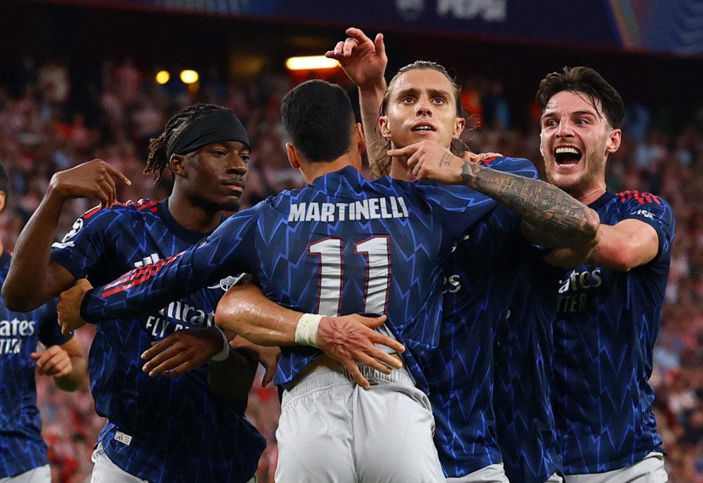 对战西甲队6连胜 枪手成欧冠第一队