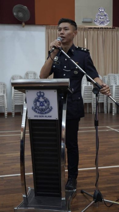 已签发 柔：柔佛再也警局迎来华裔警局局长 杜佑杰莅任