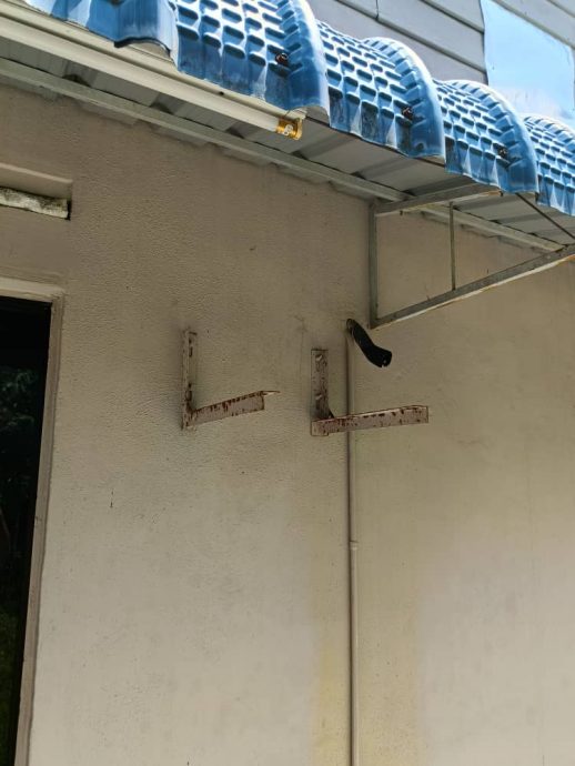 已签发 柔:窃贼半夜到访村屋 偷走冷气压缩机