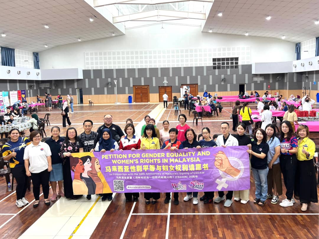 已签发 柔：黄友凤：性别平等与妇女权利请愿运动 柔州获逾千民众签名