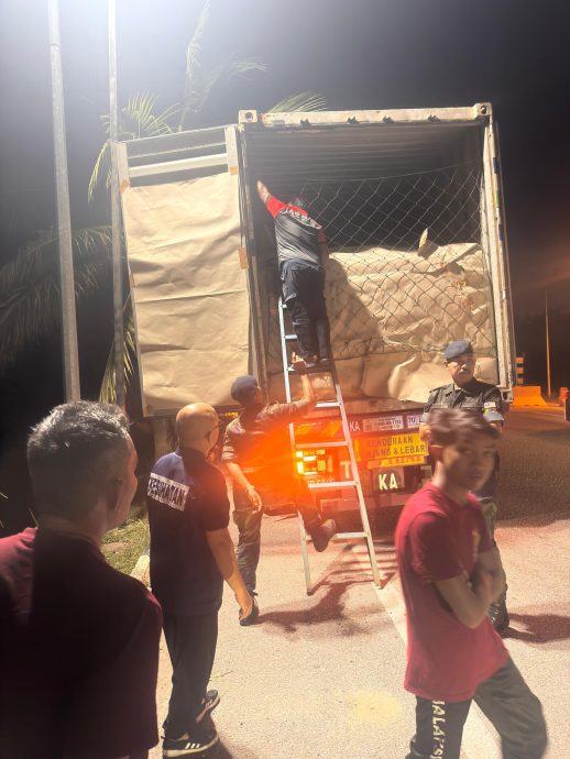 已签发（大北马）不符合食品法令从泰进口，2罗里被扣充公近5.6公面粉