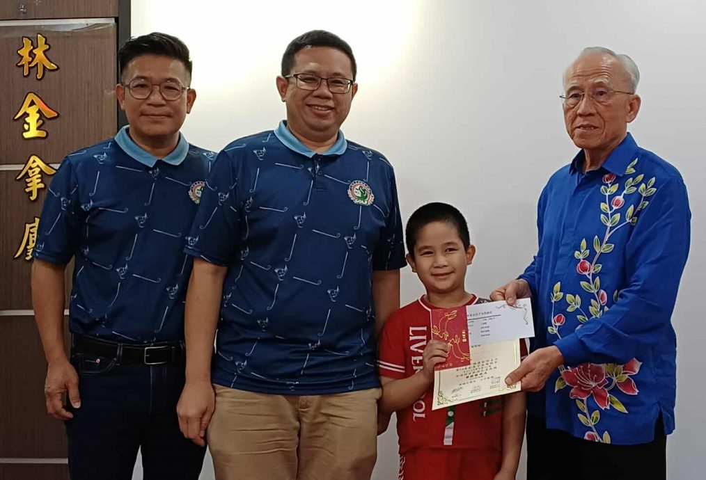 已签发（大北马）吉中福建会馆第58届会员子女奖励金