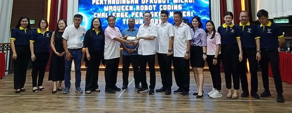 已签发（大北马）槟州机器人编程挑战赛 中华一校夺冠