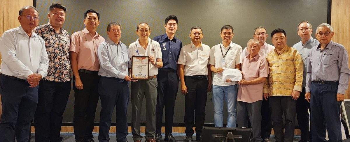 已签发（大北马）槟车水路中区暨各横路庆赞中元，主席：受环境发展影响会员少了