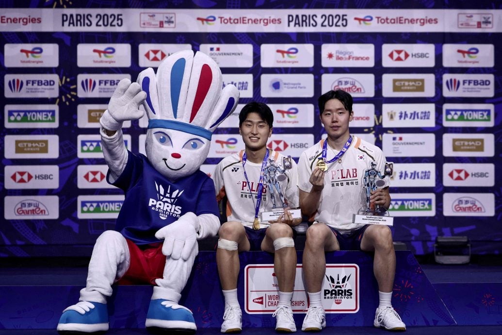 巴黎世羽赛|搭档7个月即升世界第一+夺世冠  金徐组合值得“一百分”