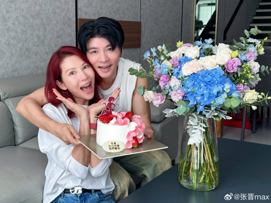 张晋死里逃生后为老婆庆生 蔡少芬：两个一齐过才是好日子
