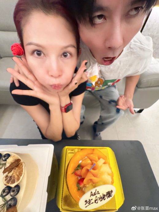 张晋死里逃生后为老婆庆生 蔡少芬：两个一齐过才是好日子