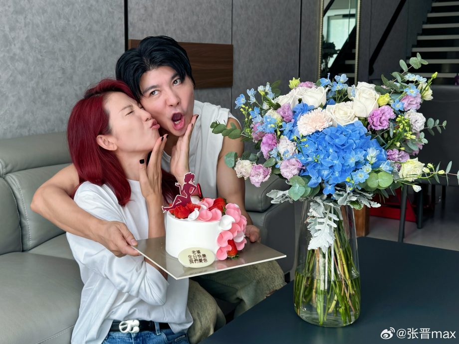 张晋死里逃生后为老婆庆生 蔡少芬：两个一齐过才是好日子