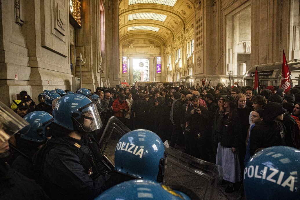 意大利75城市声援巴勒斯坦示威　米兰爆发警民冲突