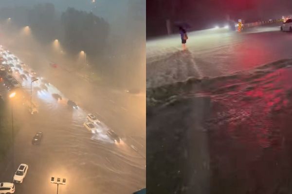 成都大暴雷雨…白天变黑夜　居民：20年来没听过这幺大的雷声