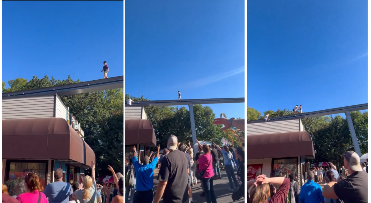 拼盘 宾州巧克力主题公园惊险一幕: 误闯高空轨道男童获救