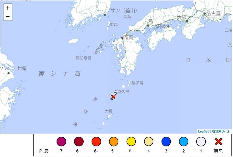 日本鹿儿岛4.7级地震 无海啸威胁