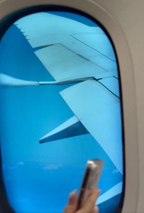 日空客机疑引擎故障宣告“紧急状态” 疑空中放油画面曝