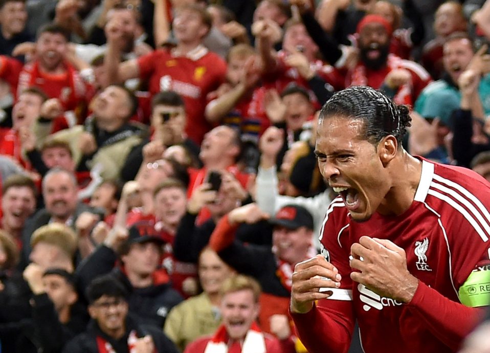 欧冠杯|范戴克补时破门气走马体会 红军再献绝杀好戏