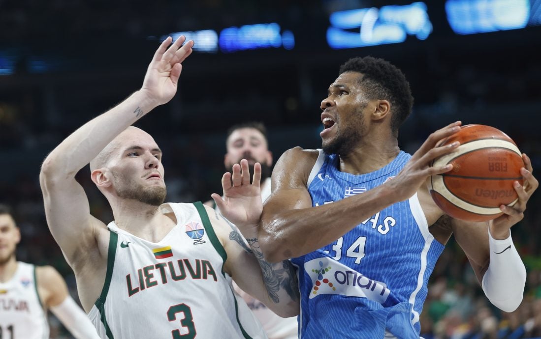 欧洲男篮锦标赛| 希腊觊觎20年后再闯决赛  字母哥更展领袖风范