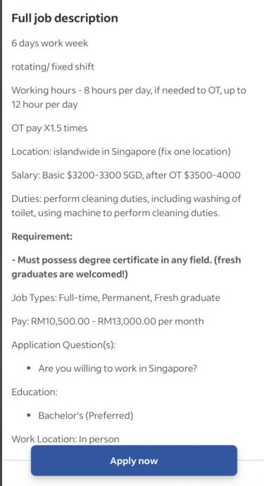 比白领还高薪!狮城聘厕所清洁工开13K震撼价